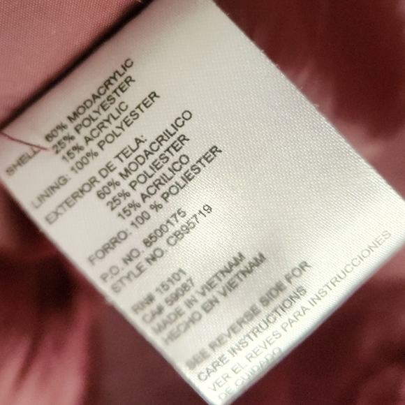 Celebrity Pink faux fur coat - Picture 10 of 10